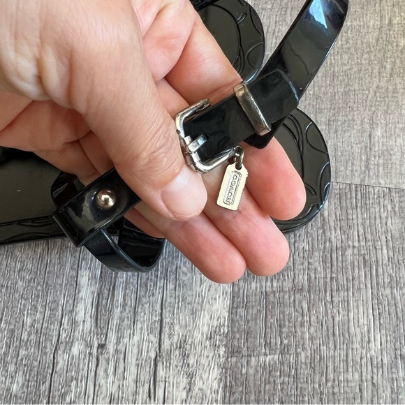 Black Coach "Pansy" Sandals Size 8 - Picture 7 of 9